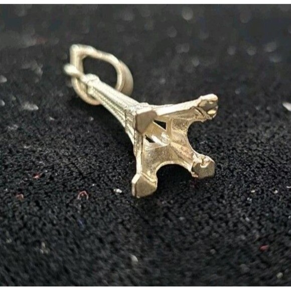 Eiffel Tower Silver Charm Paris Love 925 - Picture 2 of 7